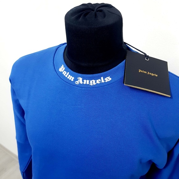 palm angels shirt blue